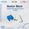 Micro Swiss MK8 Heater Block Upgrade with Silicone Sock for Creality